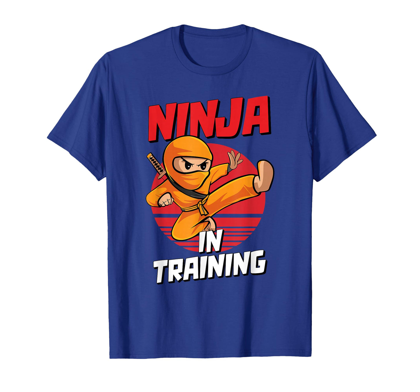 Ninja in Training Costume Party Warrior Boys Girls Kids T-Shirt