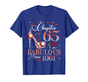 Chapter 65 Fabulous Since 1961 65th Birthday Women Girls T-Shirt