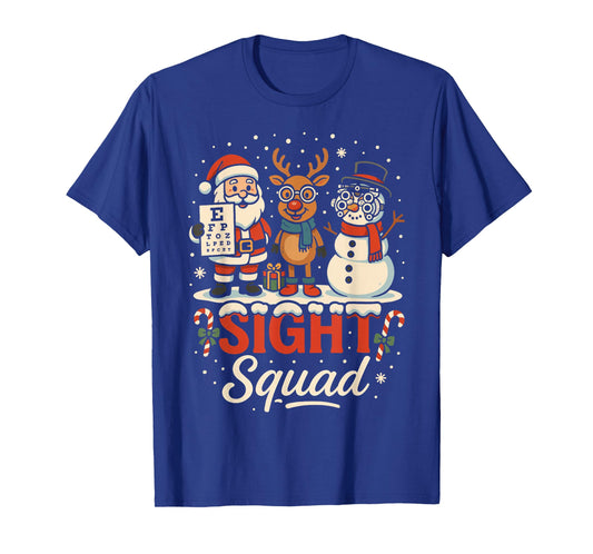 Optometry Christmas Ophthalmologist Funny Optician Christmas T-Shirt