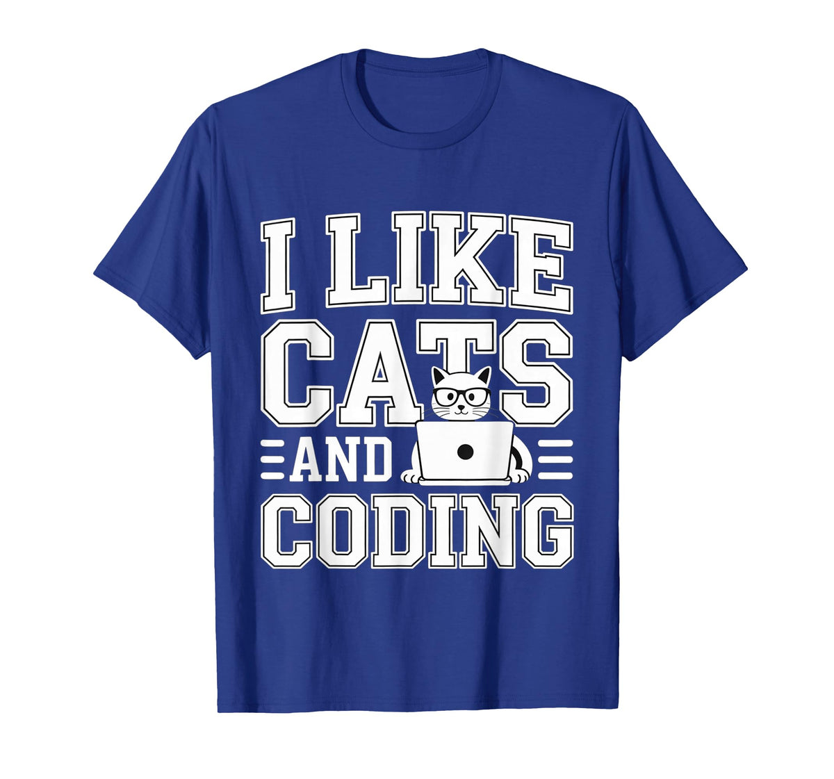 I Like Cats and Coding Programmer Passion Tech |- T-Shirt