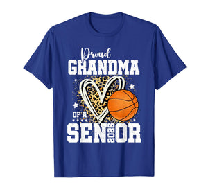 Proud Grandma of A 2026 Senior Basketball Graduation Leopard T-Shirt