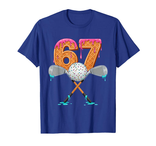 Funny 67 Golf Drip Number 67 Golf T-Shirt