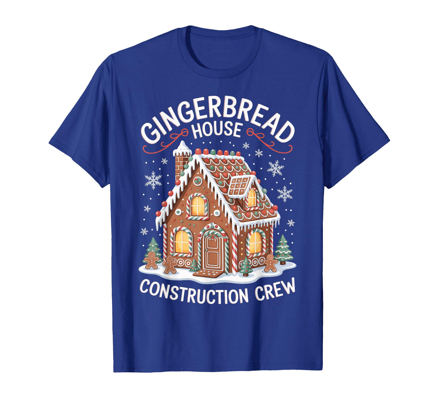 Gingerbread House Construction Crew Christmas Baking Lovers T-Shirt