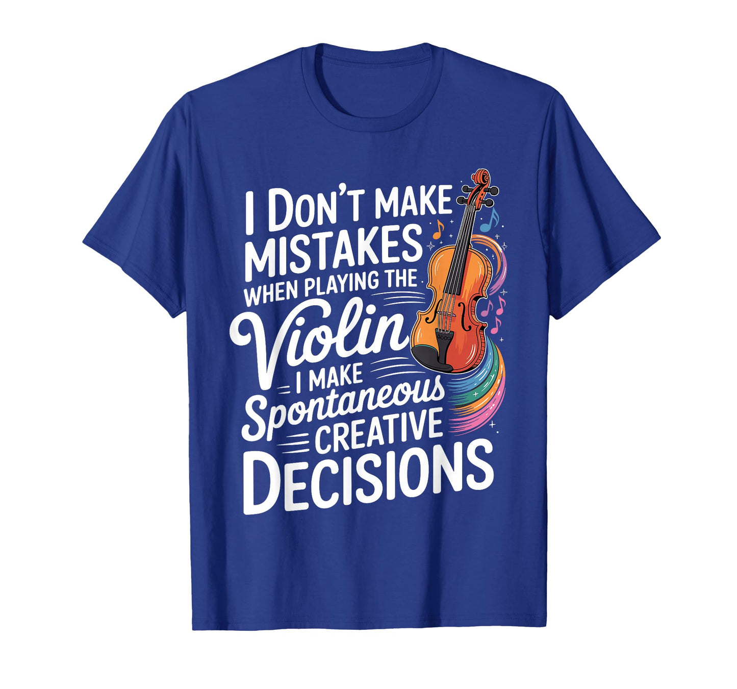 Funny Violin Art for Men Women Music Violin Player Violinist T-Shirt