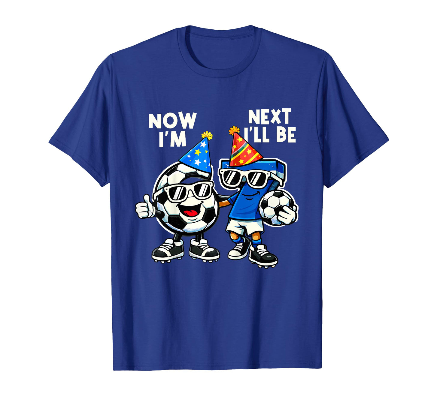 6 Year Old Birthday Boys Kids Now I'm 6 Next Year I'll be 7 T-Shirt