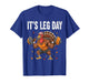 Funny Fitness It's Leg Day Thanksgiving Gym Turkey Workout T-Shirt