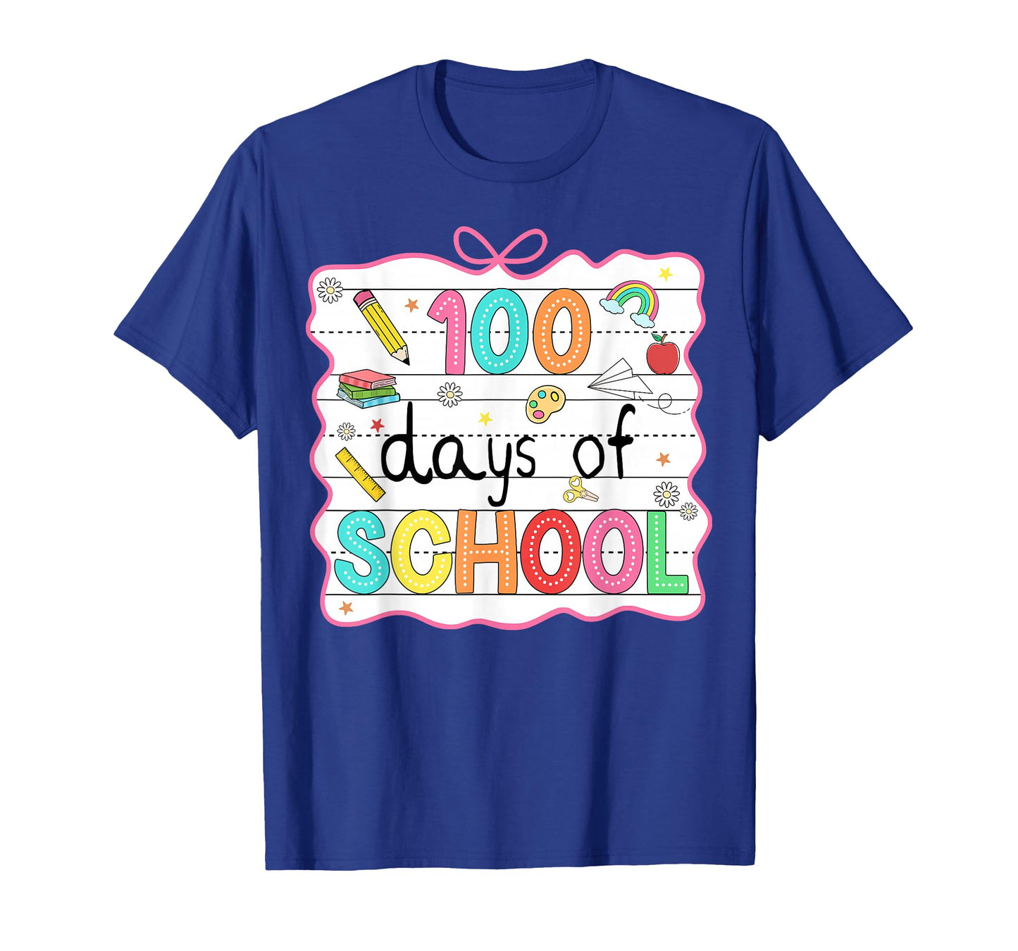 Cute 100 Days of School Girls 100th Day of School Coquette T-Shirt