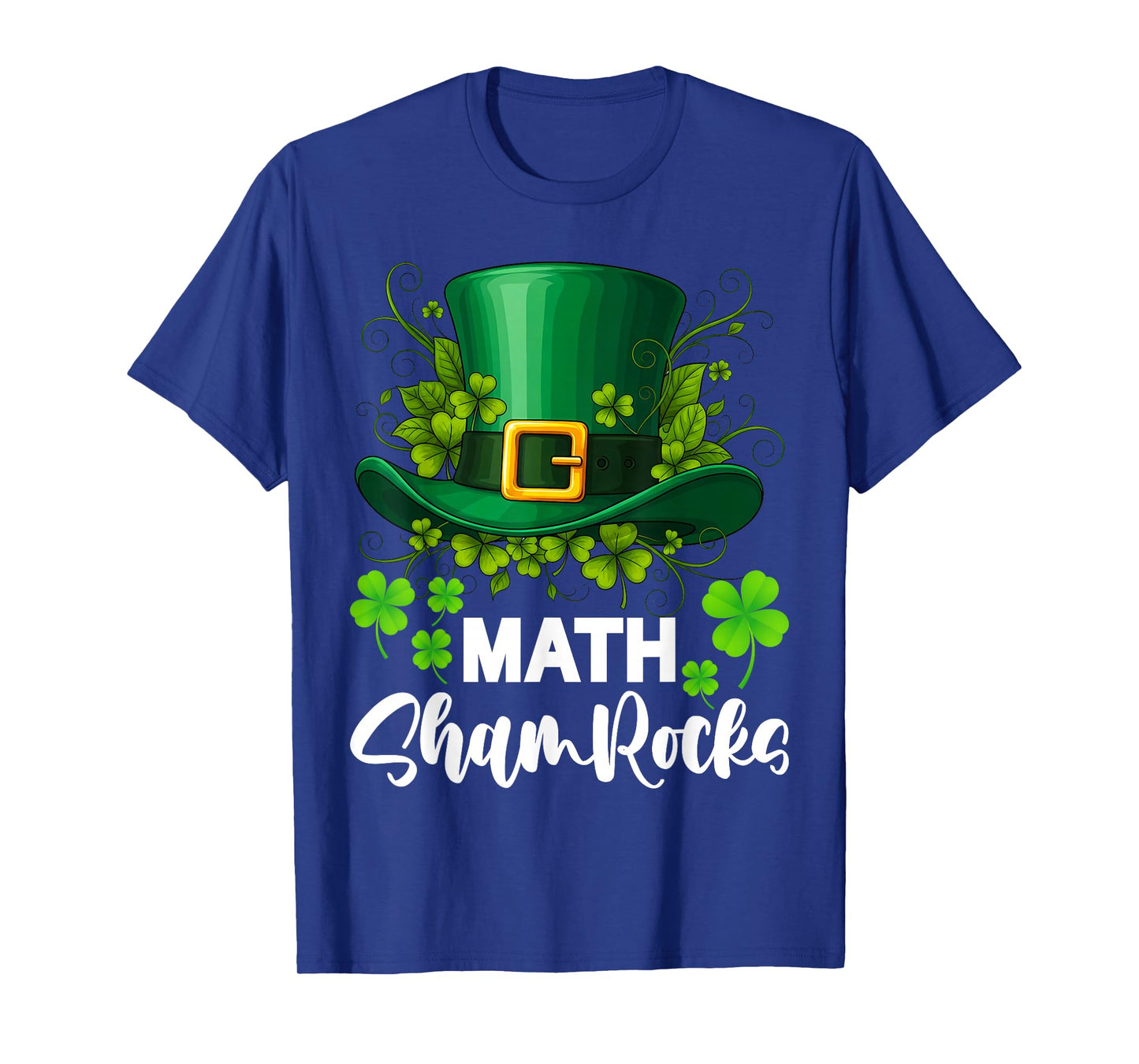Math Shamrocks St. Patrick's Day School T-Shirt