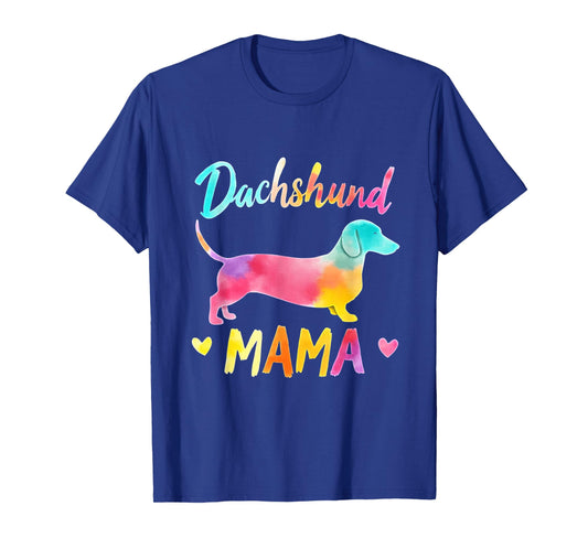 Dachshund Dog Mama Design Colorful Dachshund Mom T-Shirt