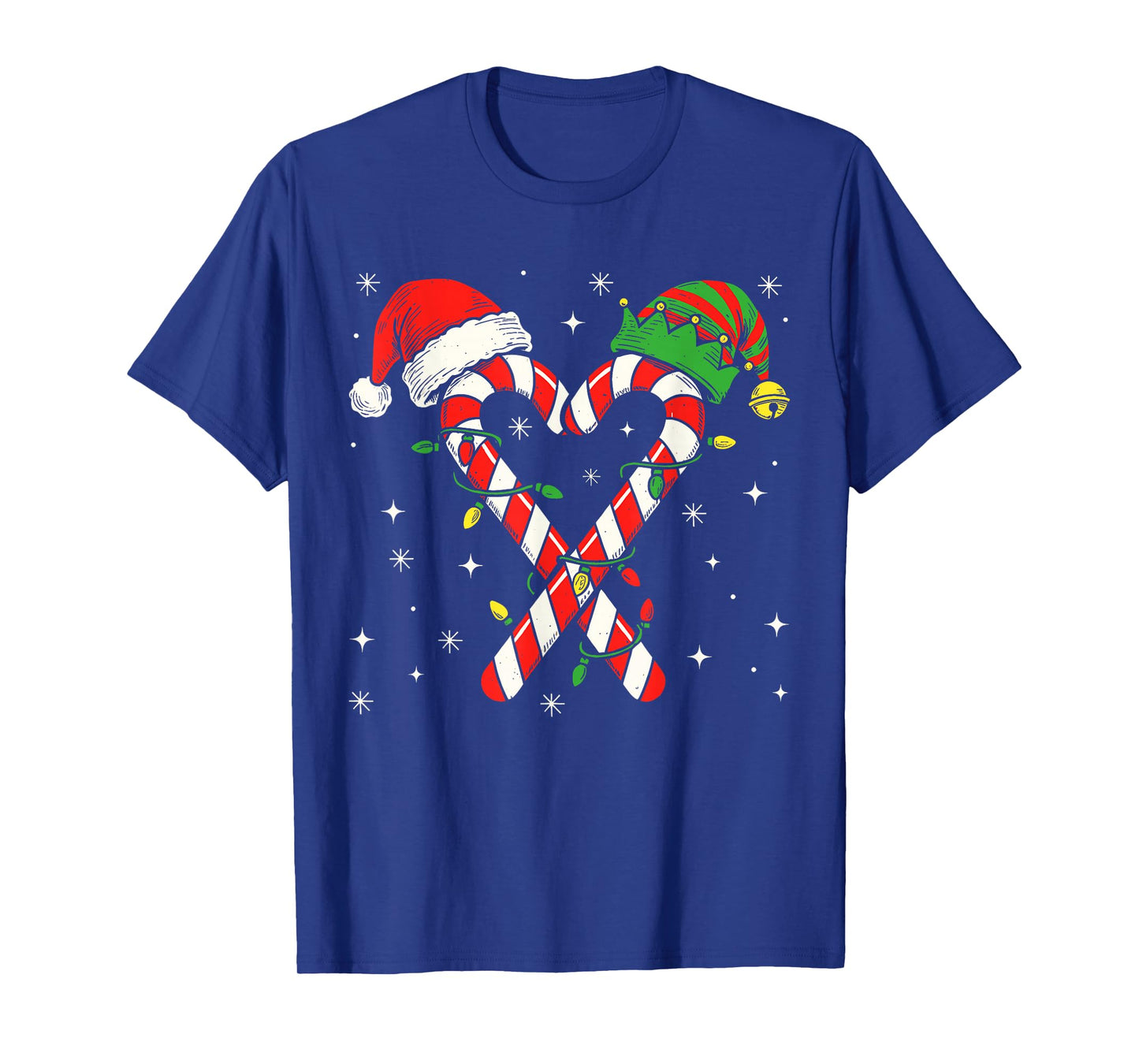 Family Christmas Pajama Candy Cane Christmas Kids Women Men T-Shirt