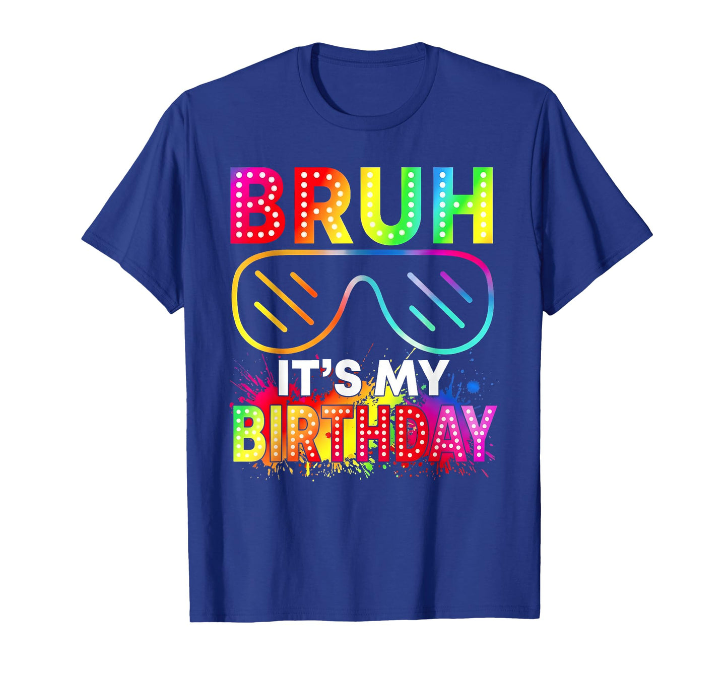 It's My Birthday Boy Girl Sunglasses Glowing Birthday Party T-Shirt