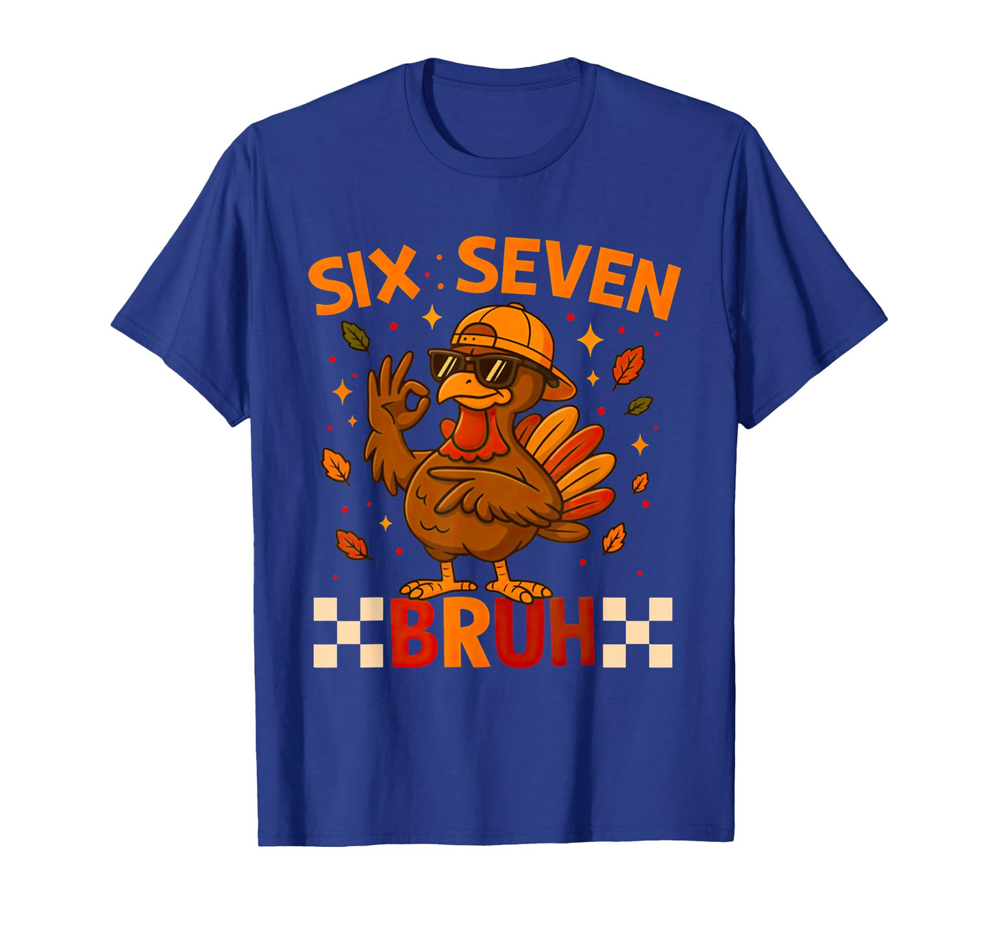 Funny Six Seven Meme Turkey Kids Bruh, 67 Thanksgiving T-Shirt