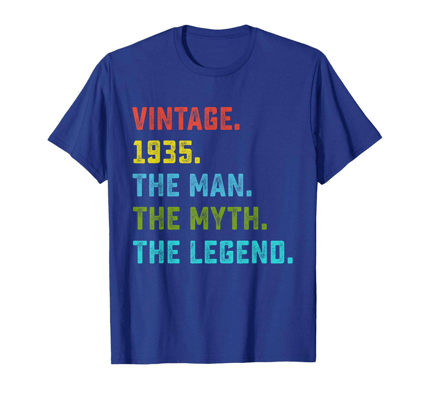 91st Birthday Gift Man Myth Legend Born in 1935 91 Yrs Old T-Shirt