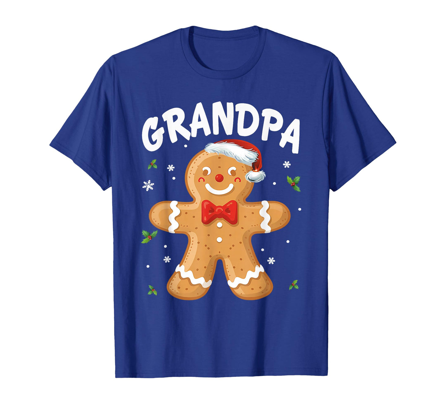 Grandpa Gingerbread Cookie Family Christmas Matching Holiday T-Shirt
