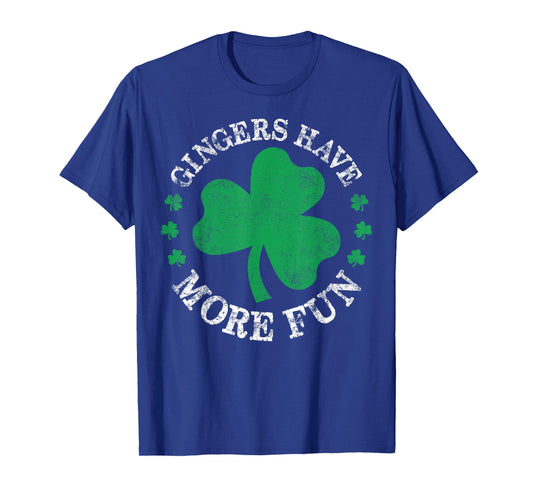 Gingers Have More Fun St. Patrick's Irish Redhead Vintage T-Shirt