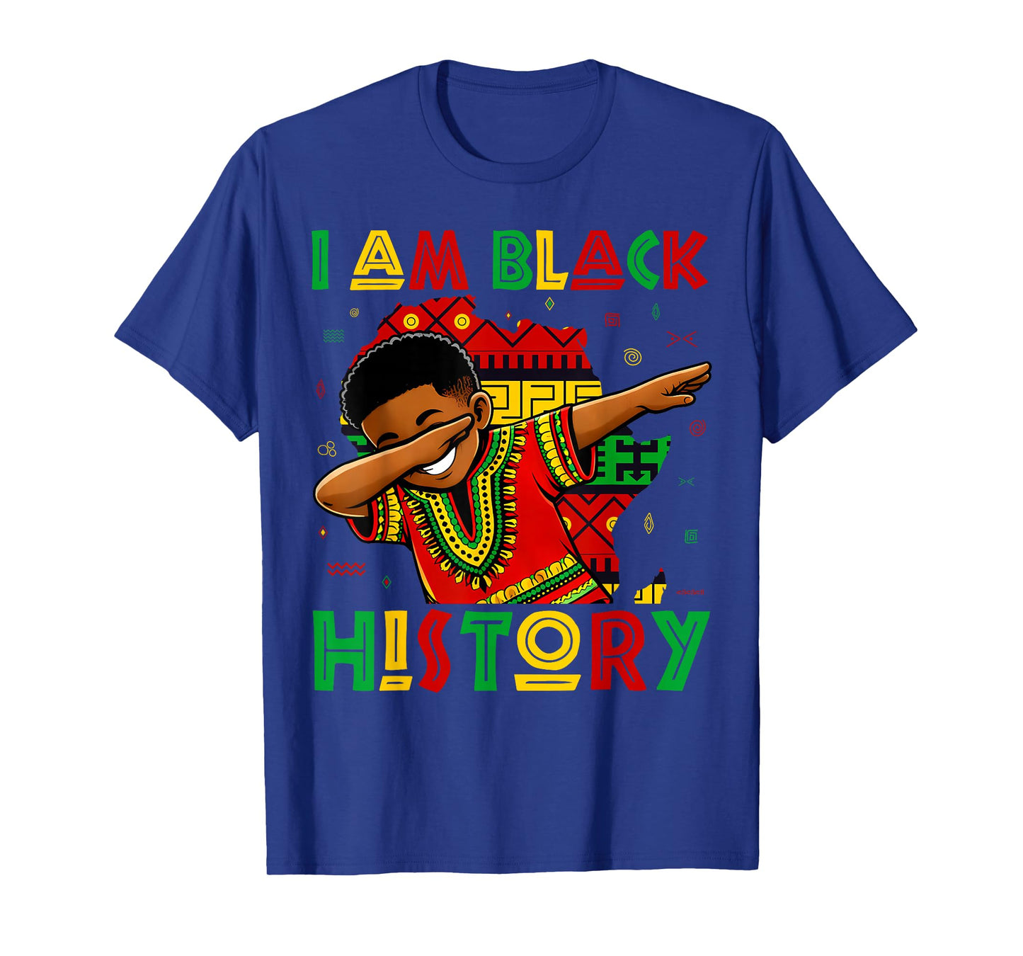I Am Black History African American Boys Black History Month T-Shirt