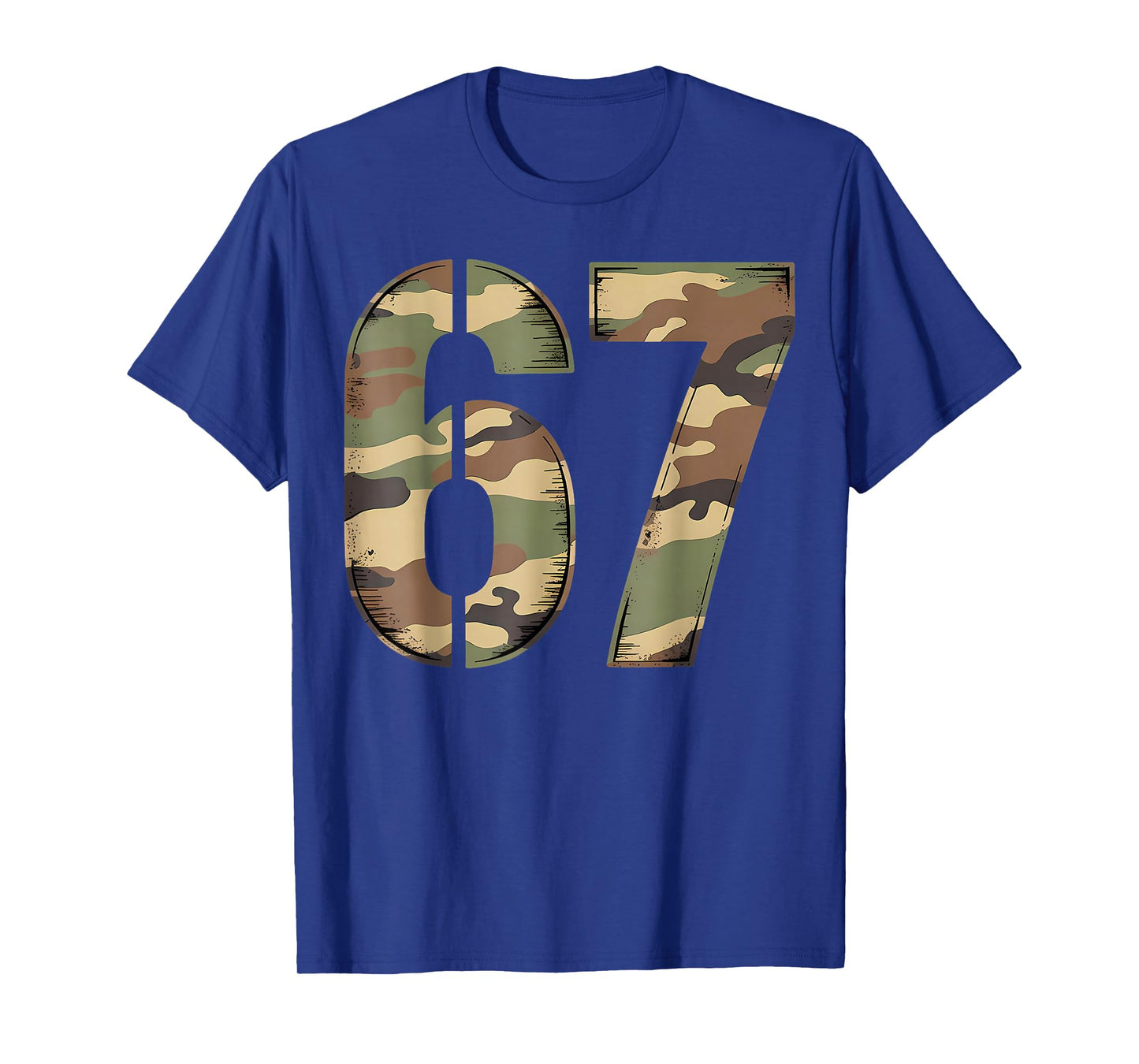 67 Hunting Camo Six Seven 6 7 Meme Camouflage 67 T-Shirt