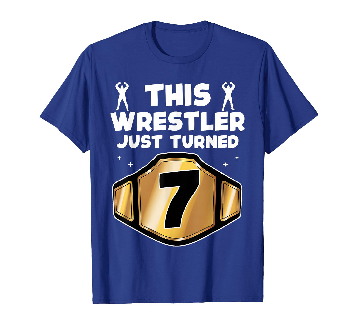 7th Wrestling Birthday This Wrestler Just Turned 7 Boys T-Shirt