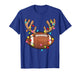 Santa Sports Design for Men Boys Christmas Football Player T-Shirt