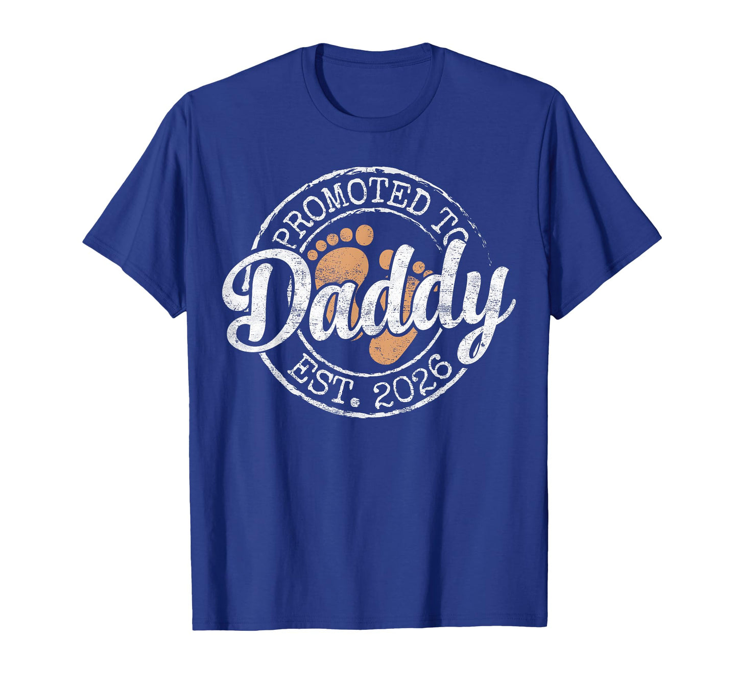 Promoted to Daddy Est 2026 Stamp First Time Dad to Be T-Shirt