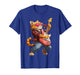 Orange Tabby Cat Guitarist Playing Guitar Valentine’s Day T-Shirt
