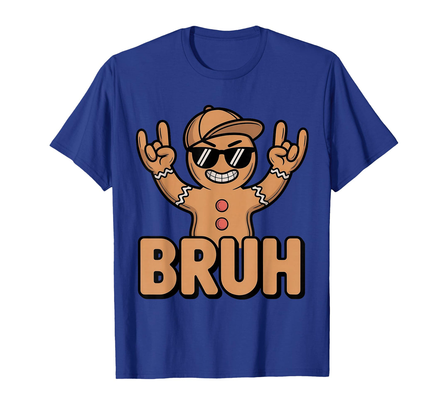 Gingerbread Rock Bruh Funny Saying Meme Boys Men Christmas T-Shirt