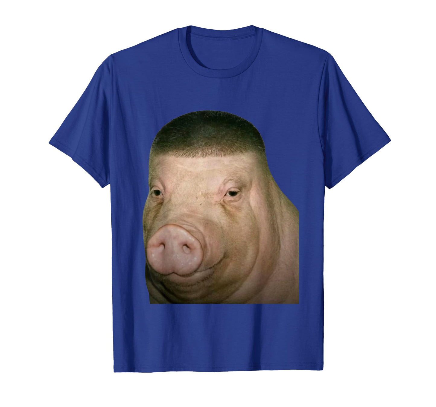 Pig Wig Funny John Pork Fade Haircut Design T-Shirt