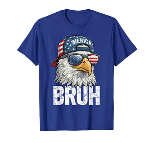 Bruh Merica Bald Eagle 4th of July USA American Freedom Cool T-Shirt