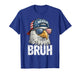 Bruh Merica Bald Eagle 4th of July USA American Freedom Cool T-Shirt