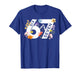 67 Floral Flower Gen 67th Birthday Number 67 T-Shirt