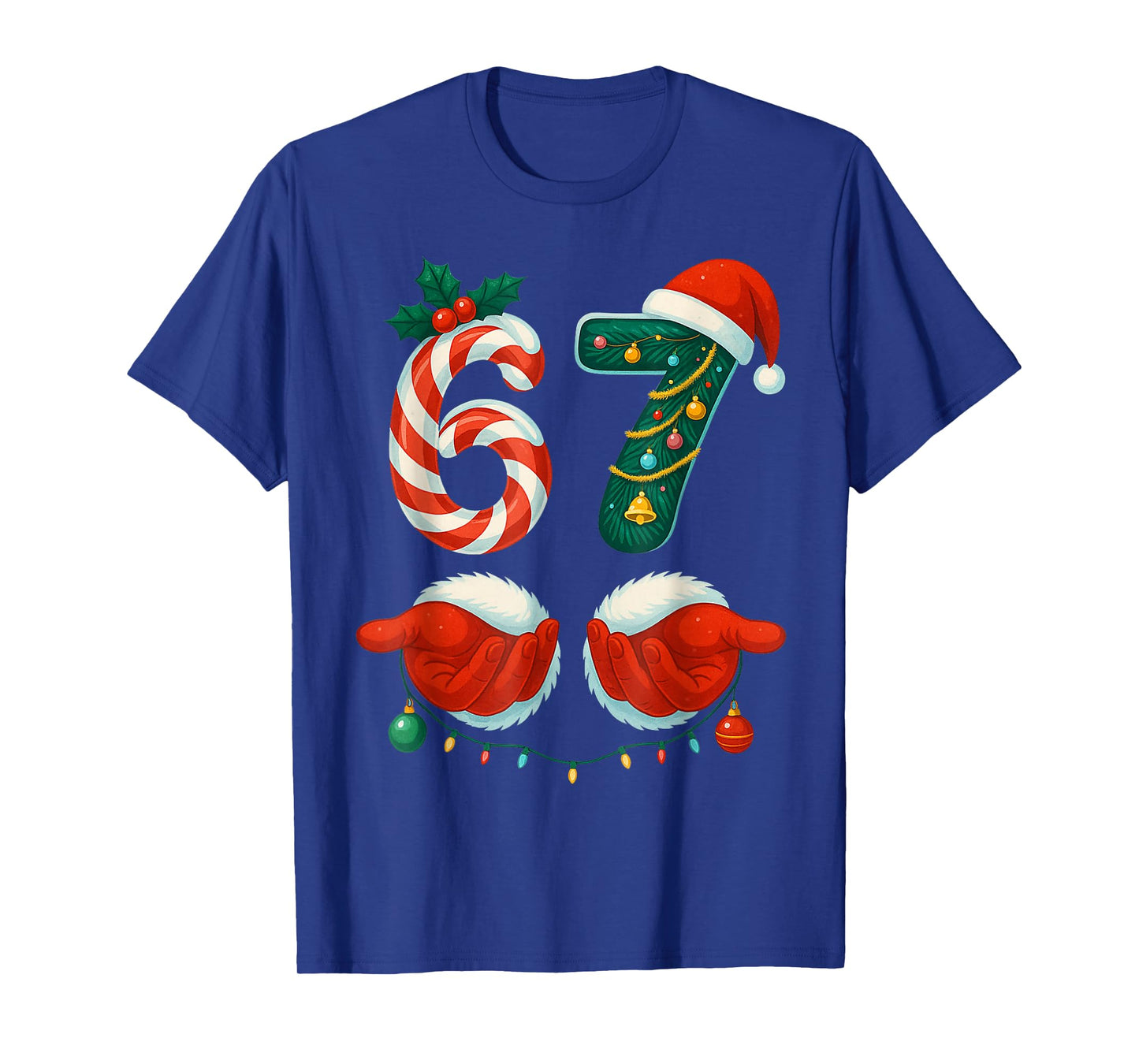 67 Six Seven Couple Pajamas Christmas for Men Women Kids T-Shirt