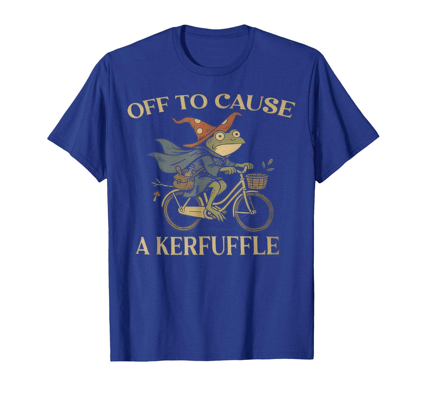 Off to Cause A Kerfuffle Frog T-Shirt