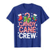 Candy Cane Crew Shirt Adult Men Women Kids Christmas Pajamas T-Shirt