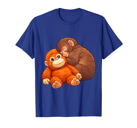 Cute Baby Monkey Punch T-Shirt