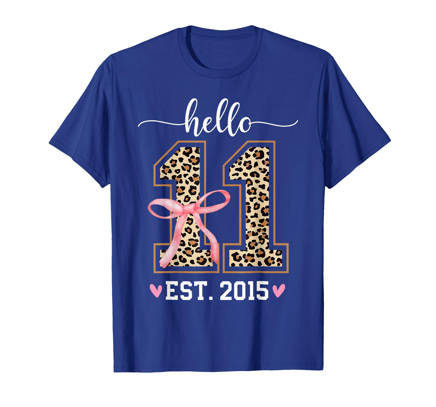 Coquette Bow 11th Birthday Girl T-Shirt
