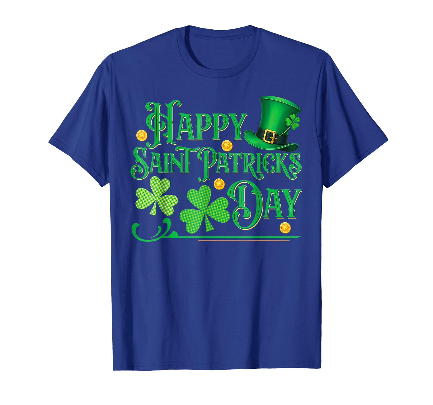 St Patricks Shamrock Happy Saint Patricks Day Men Dad Kids T-Shirt