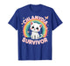 Chlamydia Survivor Cat Funny Adult Humor Inappropriate T-Shirt