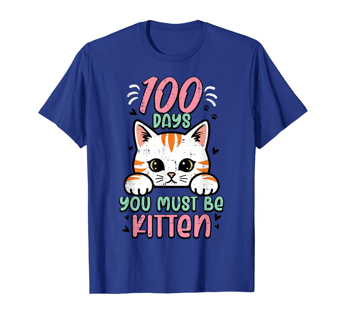 100 Days You Must Be Kitten Cute 100th Day of School Kids T-Shirt