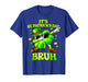 Bruh St Patricks Day Boys Kids Saint Patricks Day Shamrock T-Shirt