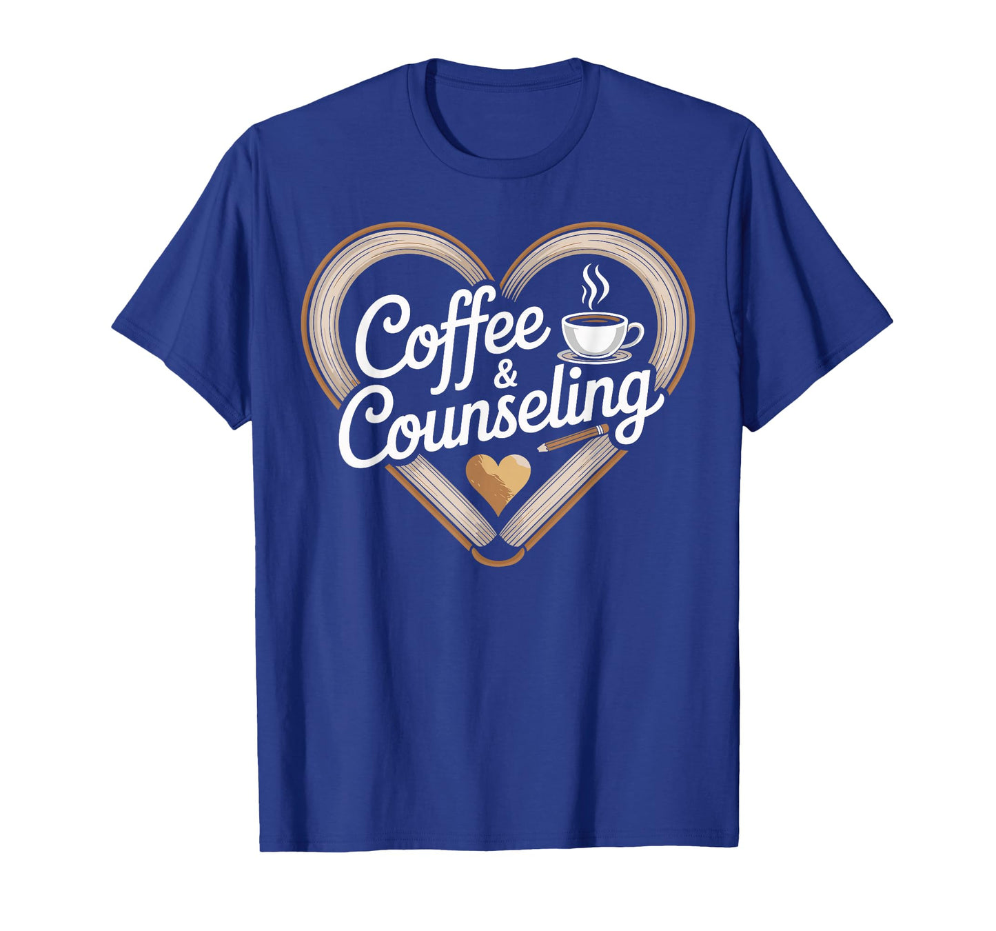 Coffee and Counseling School Counselor T-Shirt