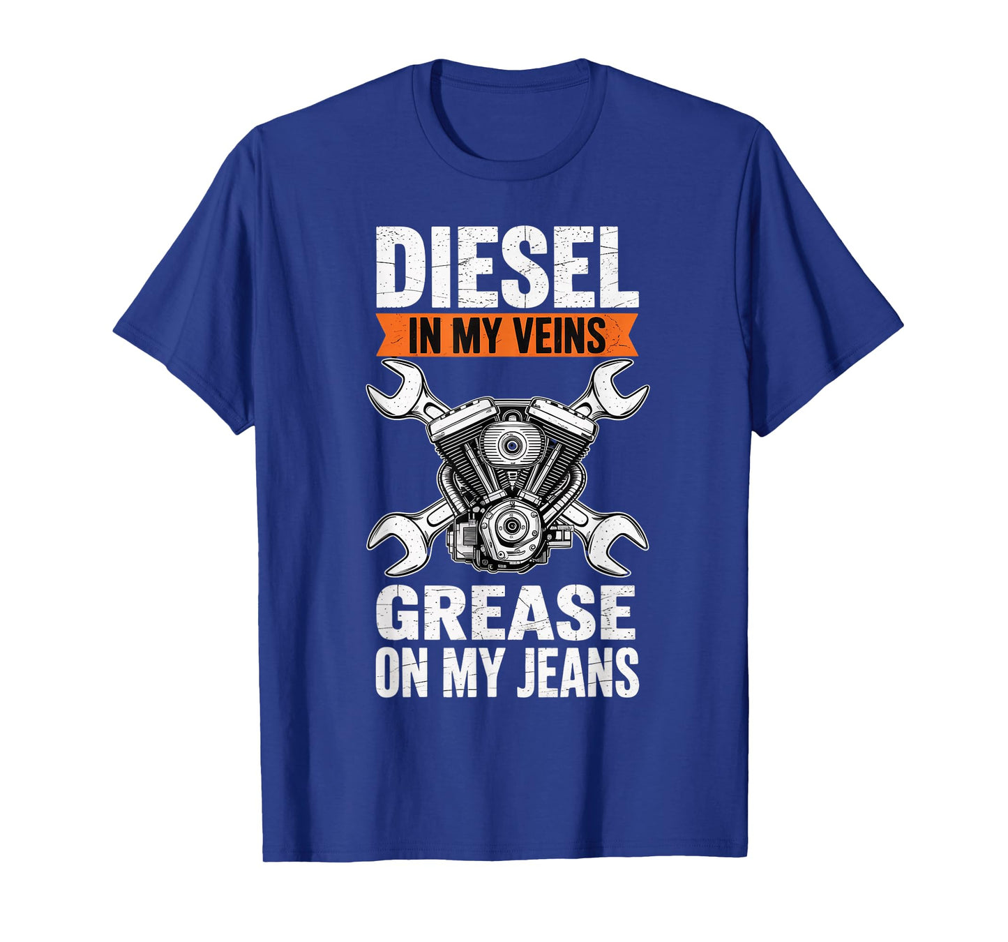 Diesel in My Veins Diesel Mechanic Engineer Car Mechanic T-Shirt