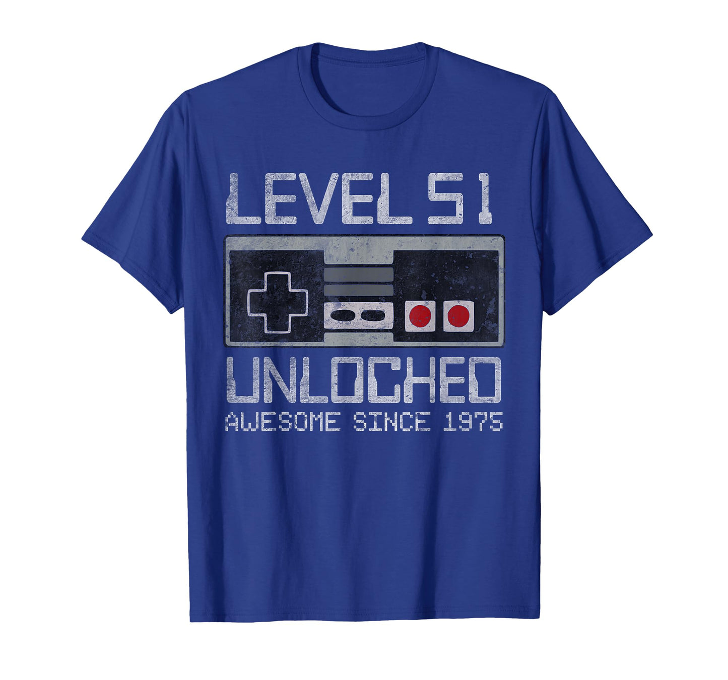 Level 51 Unlocked 51st Birthday 51 Year Old Video Gamer Men T-Shirt