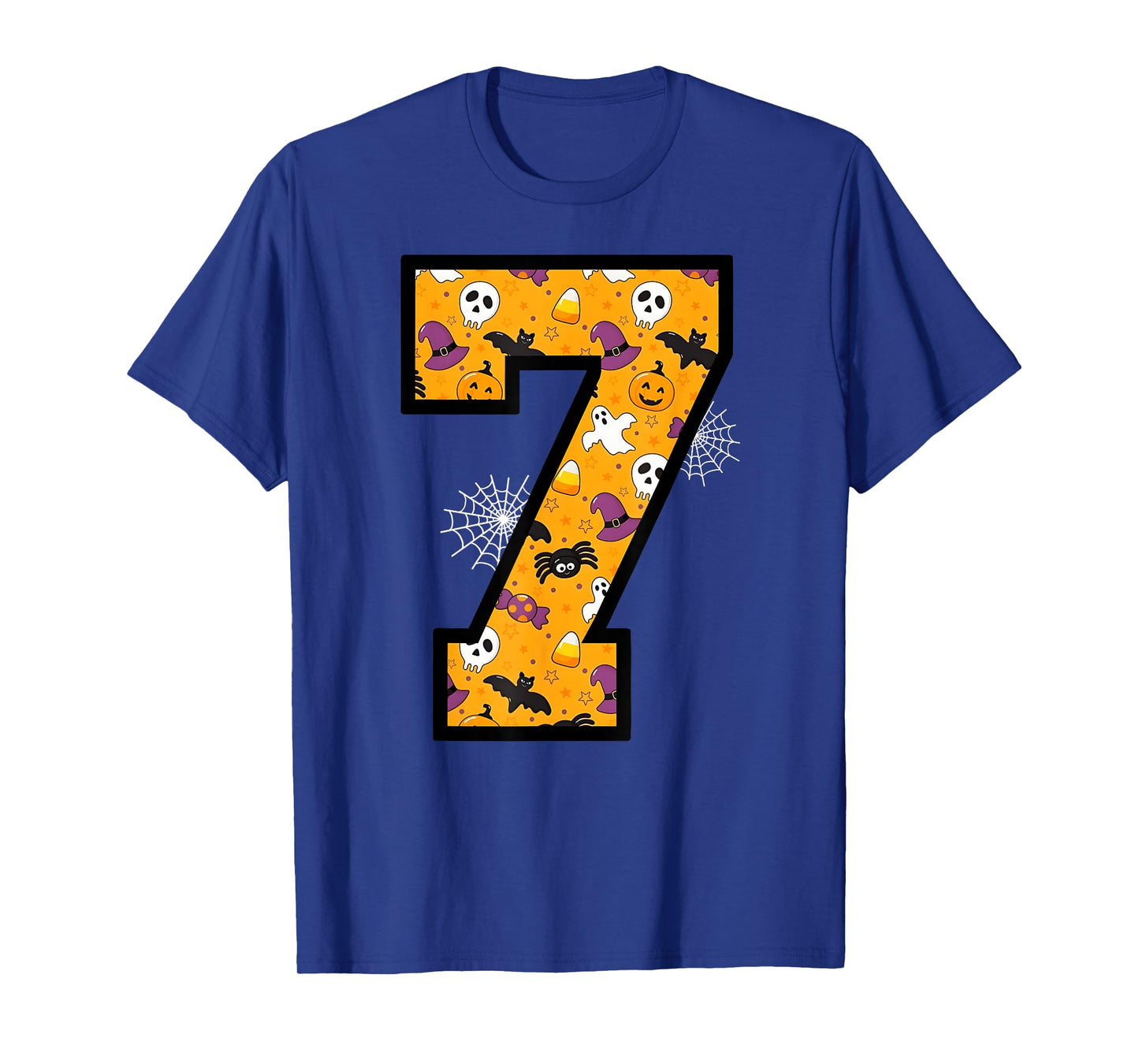 Number 7 Funny Meme Saying 6 7 Six Seven Halloween T-Shirt