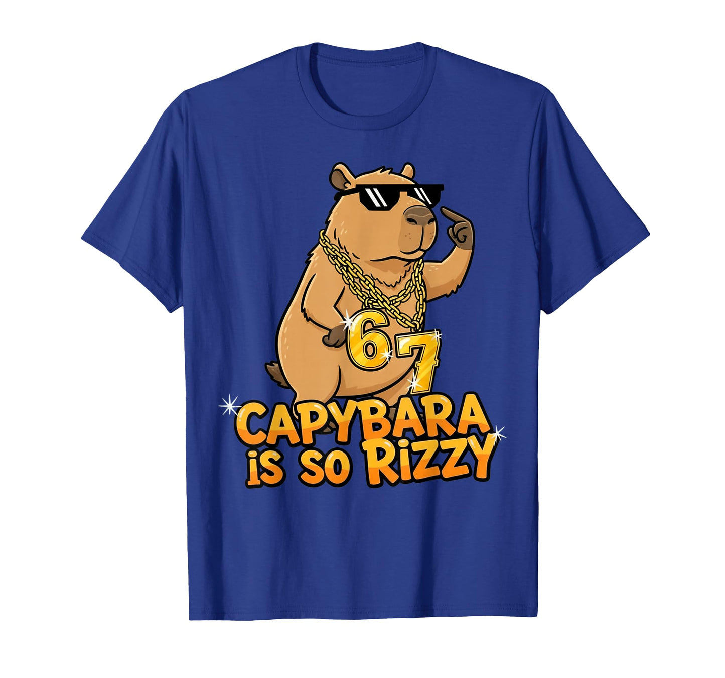 Funny Capybara is So Rizzy Meme 67 T-Shirt
