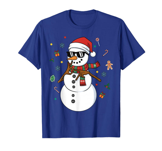 Snowman Six Seven Meme Christmas Pajamas 6 and 7 Funny 67 T-Shirt