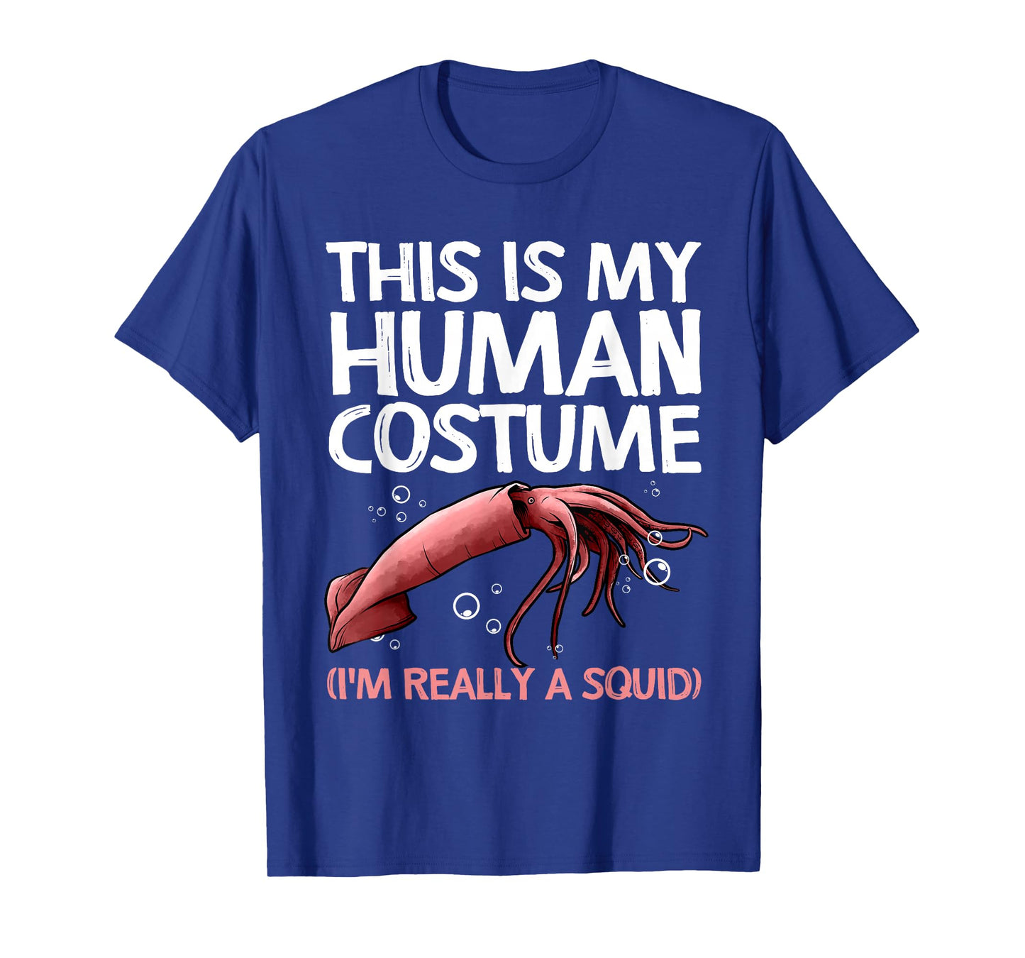 Cute Squid Design for Men Women Kids Octopus Squid Lover T-Shirt