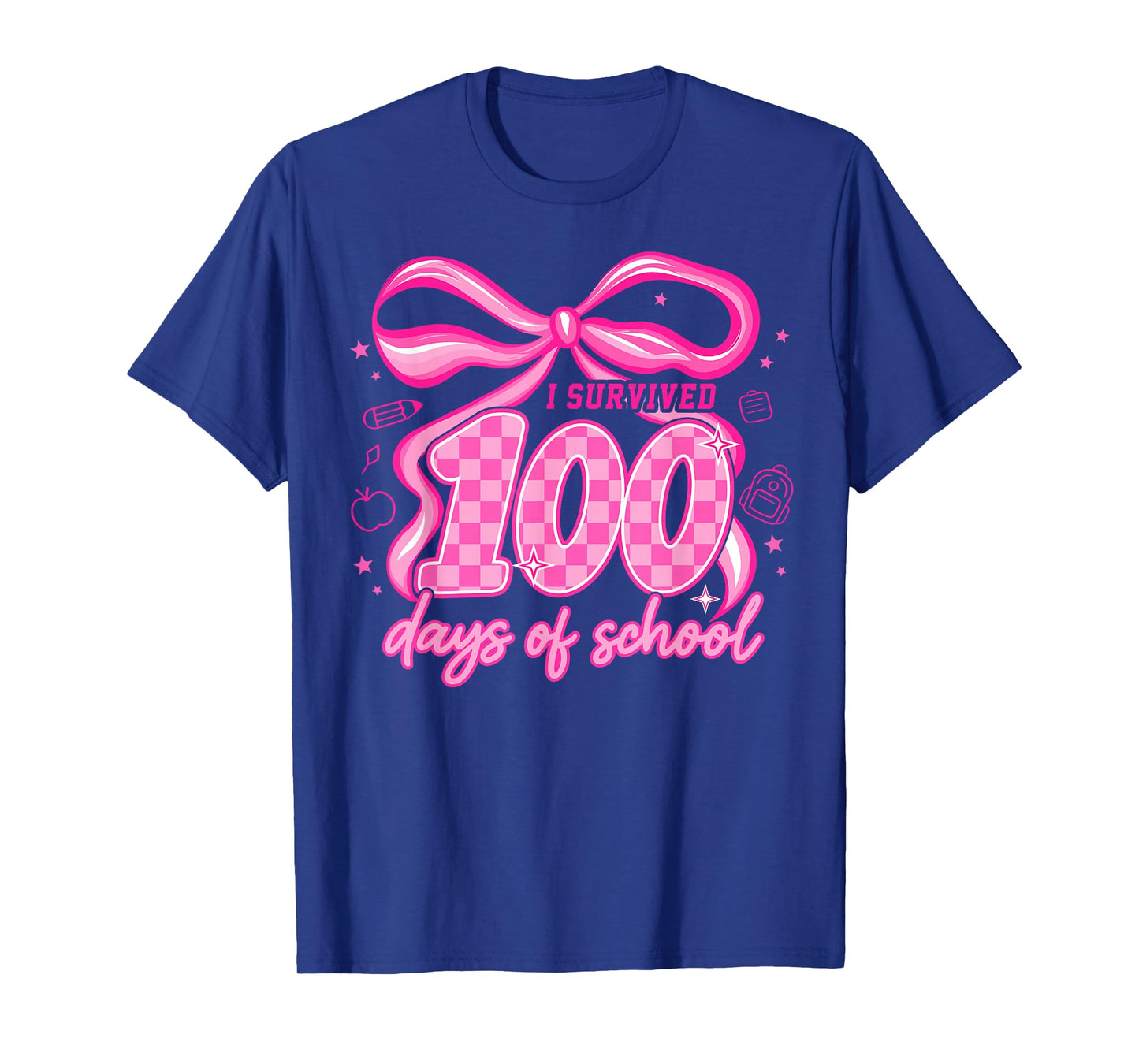 I Survived 100 Days of School for Teacher Kids 100th Days T-Shirt
