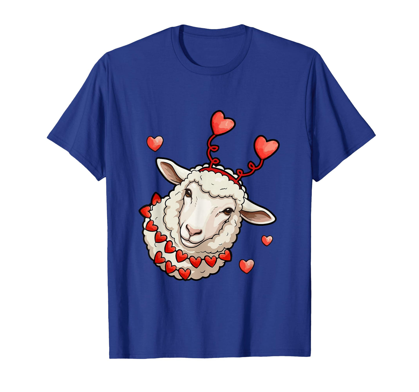 Sheep Face Valentine's Day Matching Farmer Owner Family Kids T-Shirt