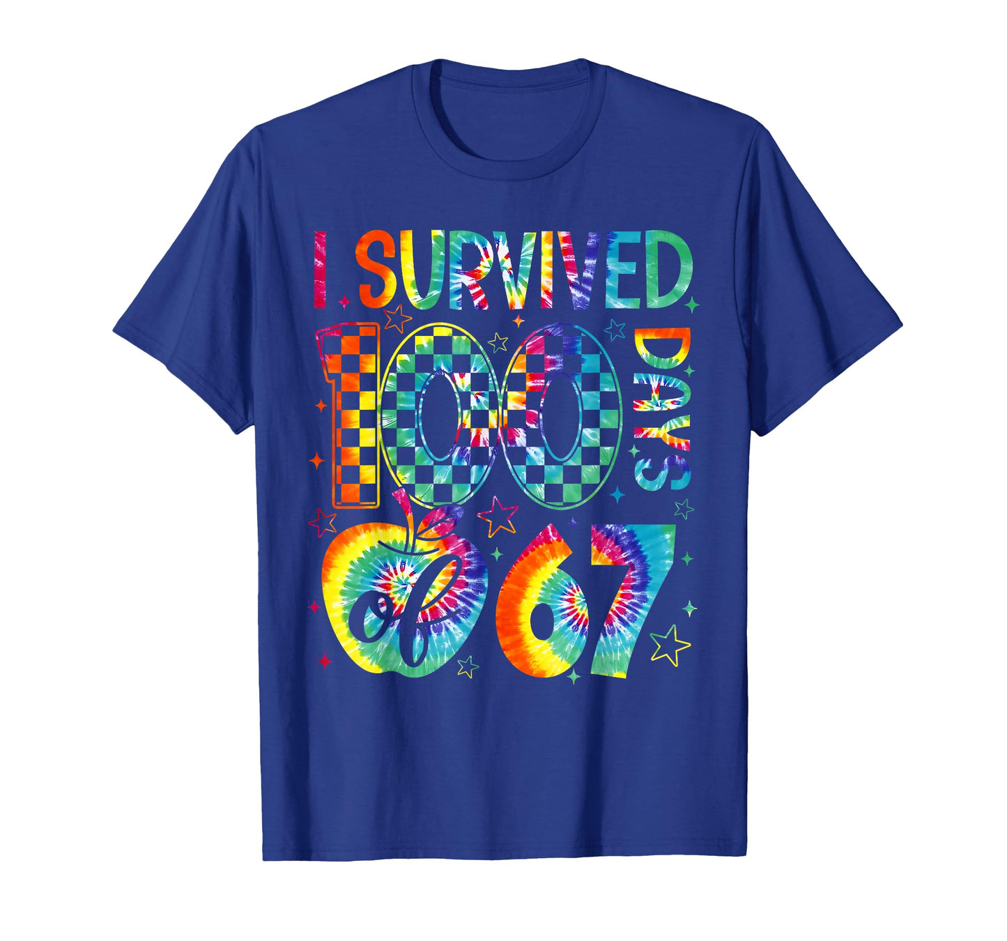 100th Day of School I Survived 100 Days of 67 Six Seven Meme T-Shirt