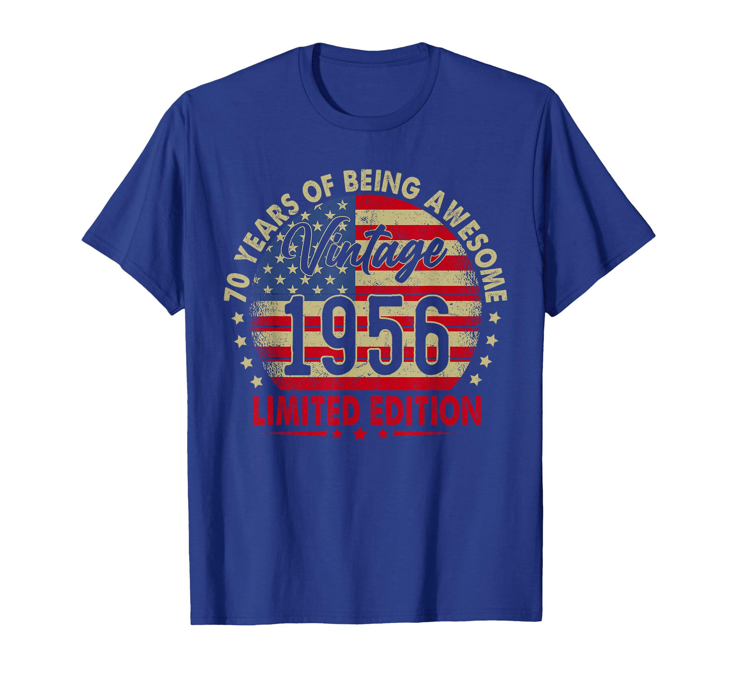 Vintage 1956 Limited Edition 70th Birthday 70 Years Old T-Shirt